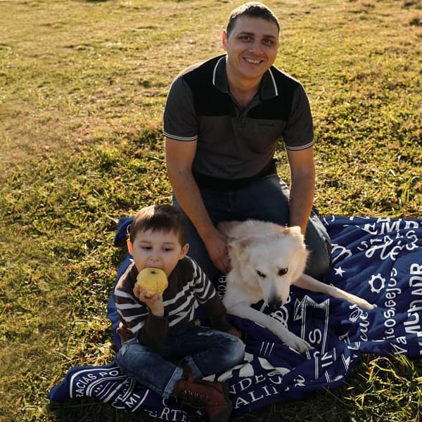 Father's Day Blanket for Dad | 50x60in | Best Dad Ever
