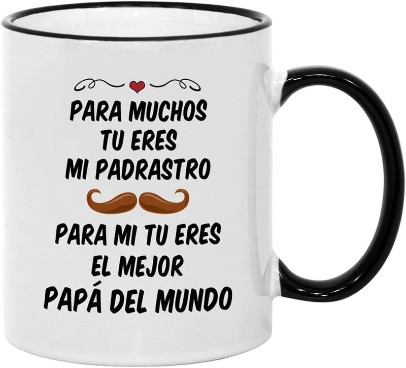 Father's Day Spanish Step-Dad Mug - 11 oz Gift Idea