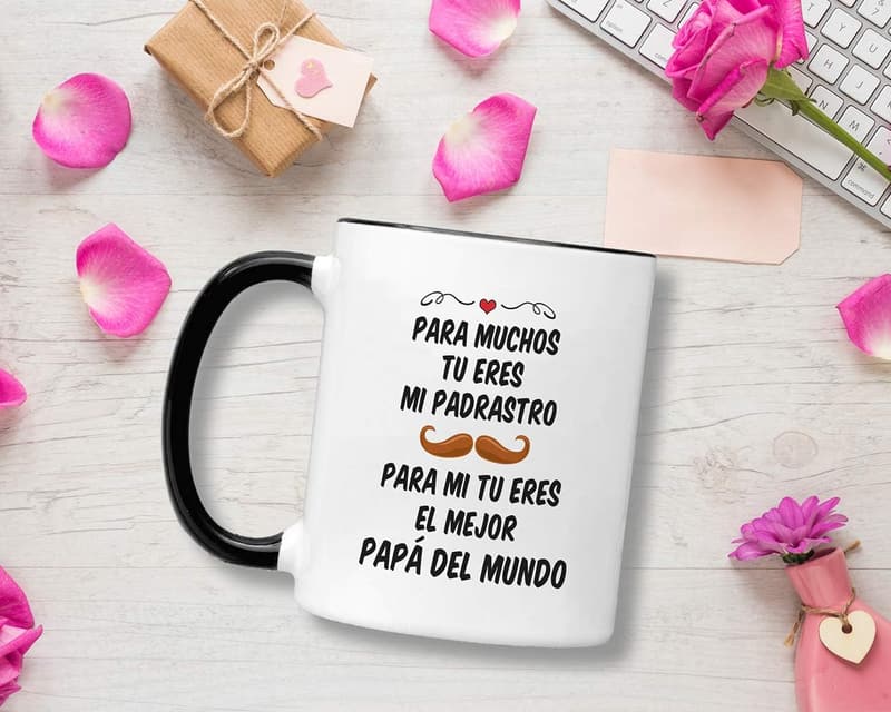 Father's Day Spanish Step-Dad Mug - 11 oz Gift Idea