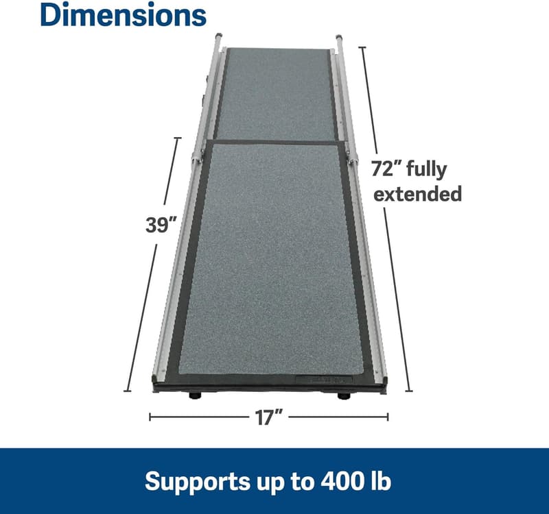 PetSafe Adjustable Telescoping Dog Ramp for Cars & SUVs