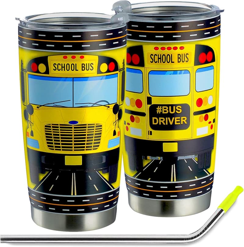 Bus Driver Appreciation - Personalized Stainless Steel Tumbler