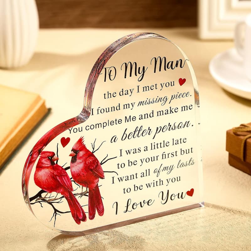 Anniversary Gift for Him - I Love You Keepsake for Boyfriend