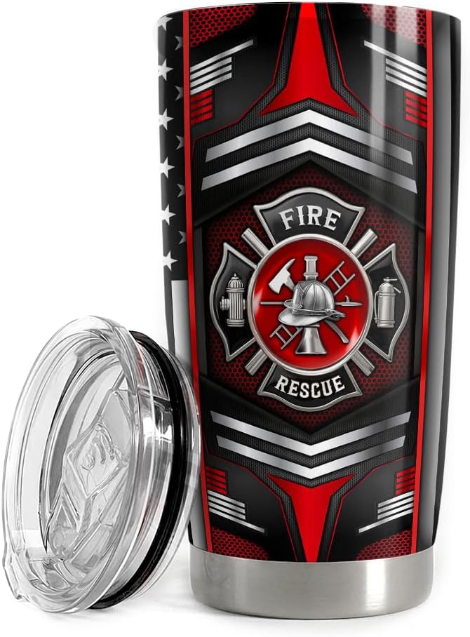 Firefighter Dad 20oz Stainless Steel Insulated Tumbler