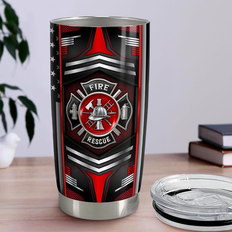 Firefighter Dad 20oz Stainless Steel Insulated Tumbler