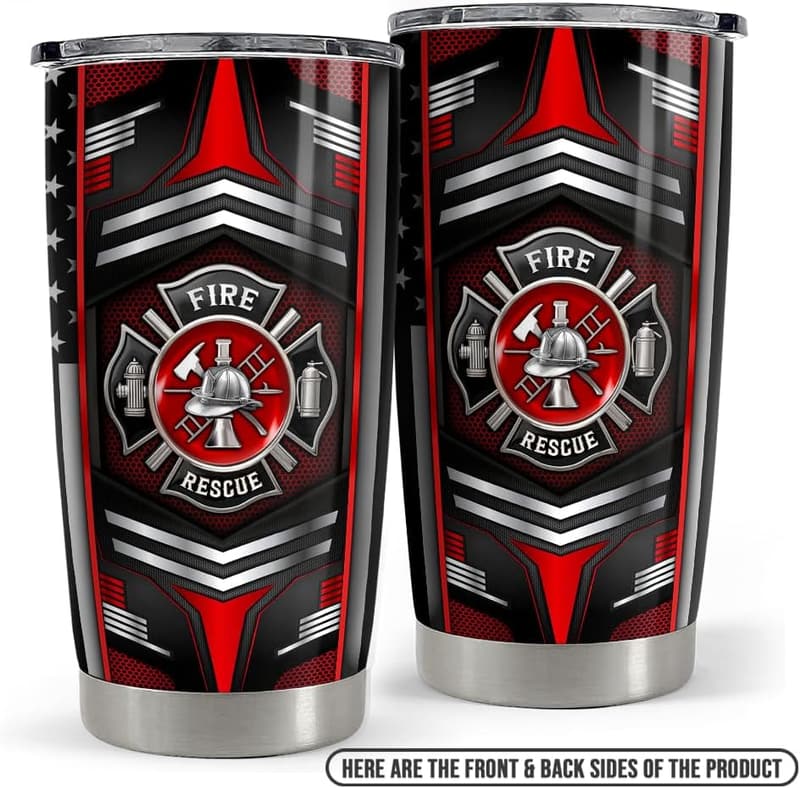 Firefighter Dad 20oz Stainless Steel Insulated Tumbler