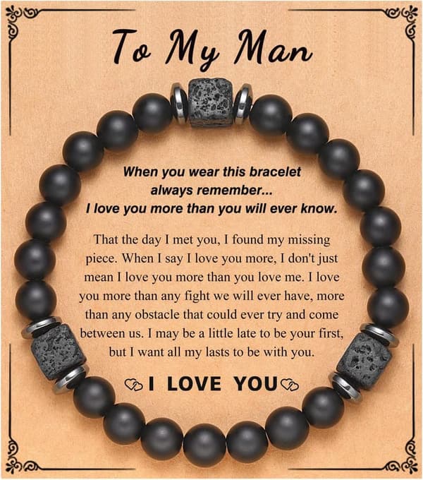 Elastic Rope Bracelet for Men - Ideal Gift for Dad & Grandfather