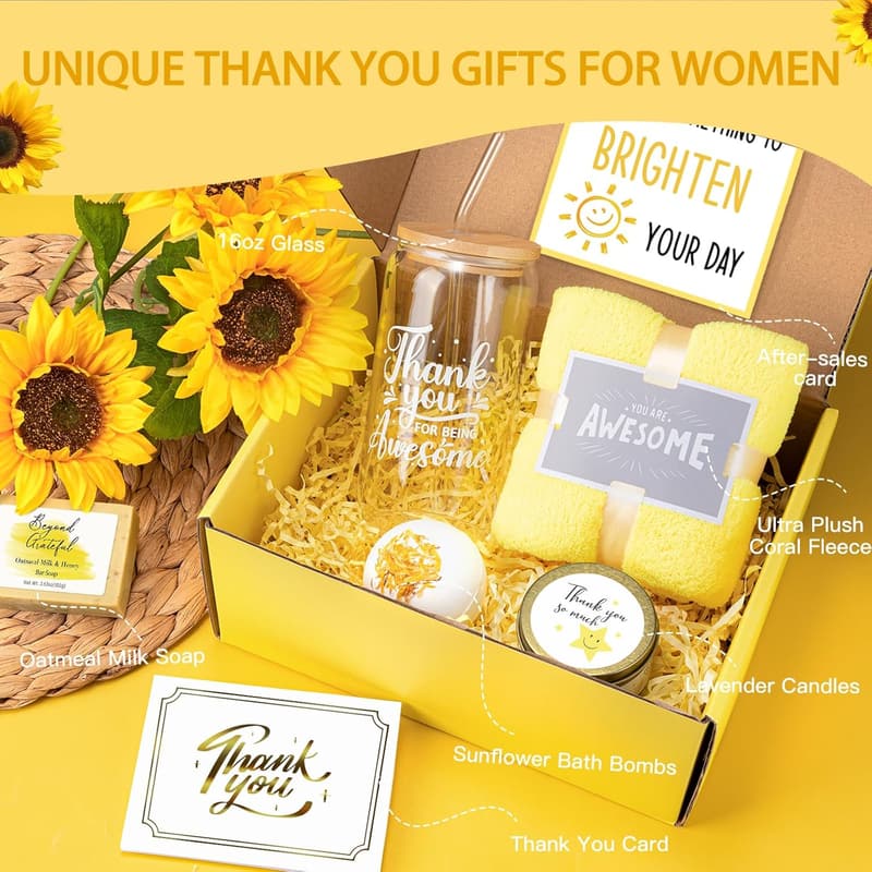 Thank You Gift Basket for Women - Coworkers & Friends