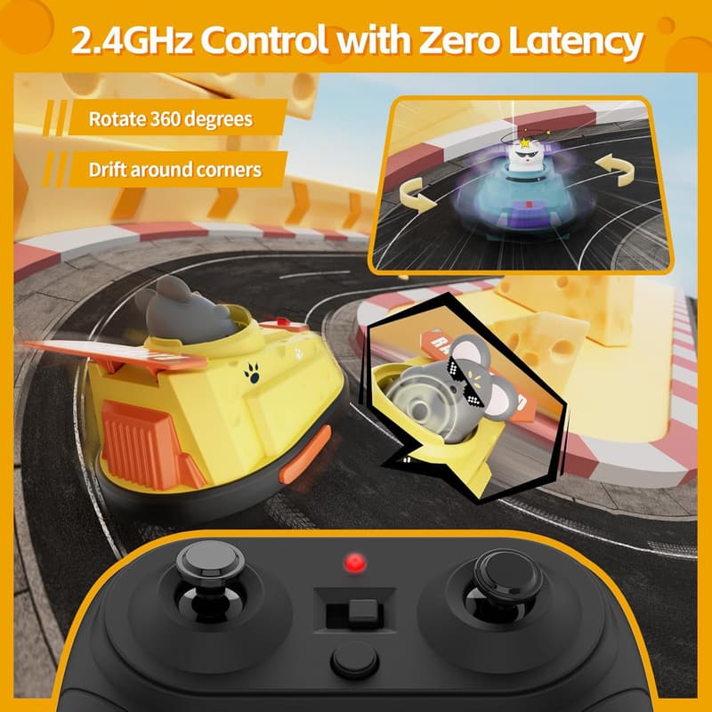 Remote Control Ejecting Bumper Cars – Fun Toys for Kids 3-7