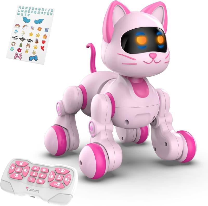 Remote Control Robot with Touch Sensors and LED Eyes