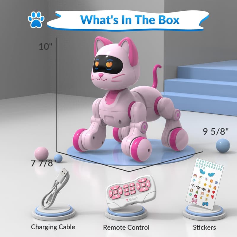 Remote Control Robot with Touch Sensors and LED Eyes