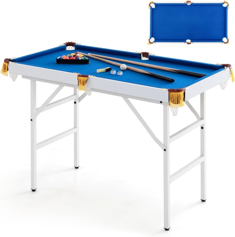 Folding Snooker Table - Engineered Wood Construction