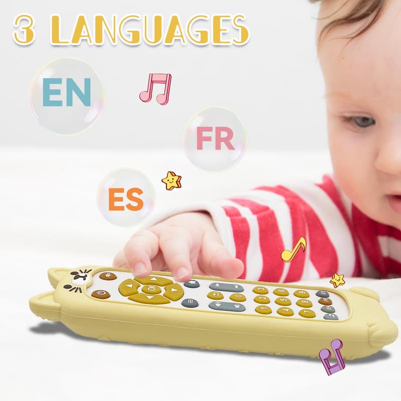 Musical Silicone Teething Toys Set for Babies 6-12 Months