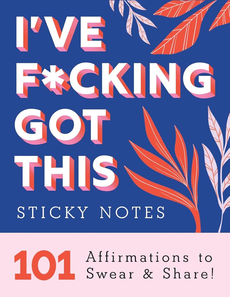 Funny Affirmations Sticky Notes - 101 Motivational Quotes