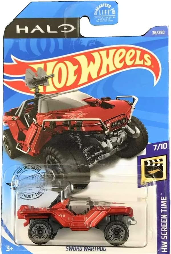 Hot Wheels 2020 HALO Sword Warthog Vehicle, Maroon