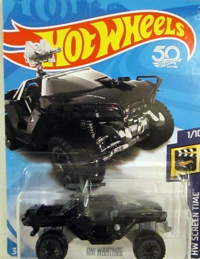 Hot Wheels 2018 Halo Oni Warthog Diecast Car, Black