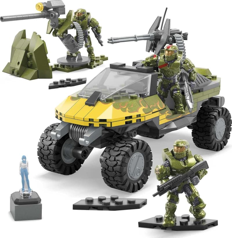 Warthog Rescue Mega Halo Building Set - 324 Pieces