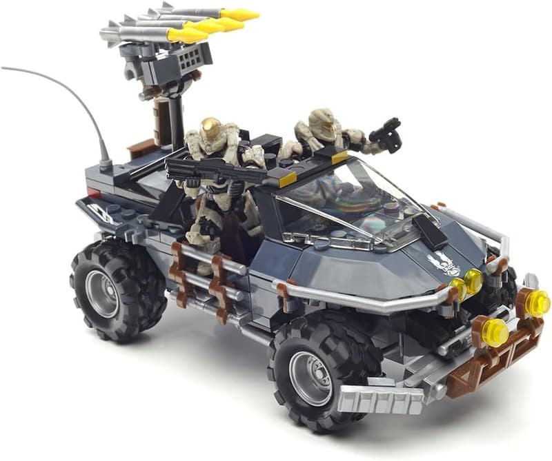 HALO Mega Bloks Dual Mode UNSC Warthog Vehicle