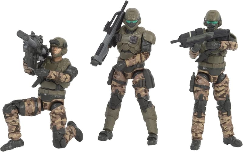 UNSC Marines 3-Figure Pack with Weapons - Amazon Exclusive