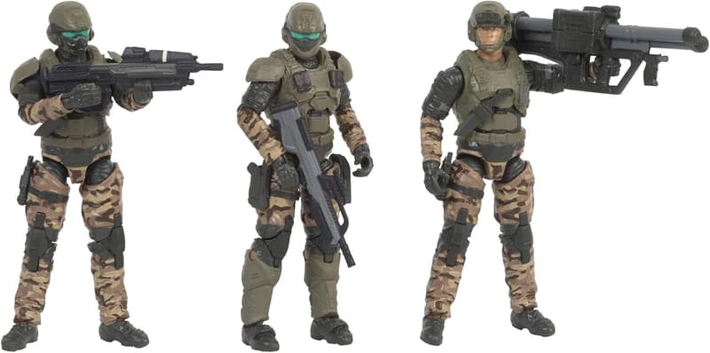 UNSC Marines 3-Figure Pack with Weapons - Amazon Exclusive