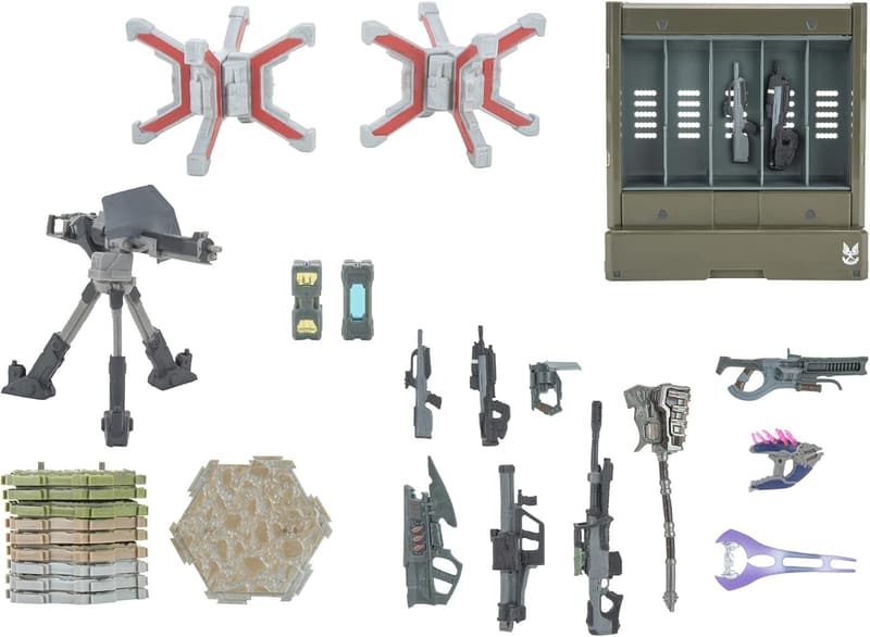 HALO Ultimate Mission Pack: Spartan Gungir with Weapons & Accessories