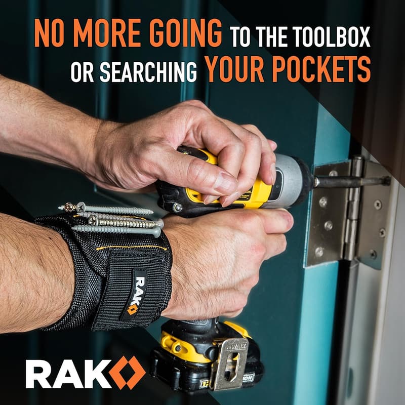 Magnetic Wristband for Tools - Premium Nylon, Lightweight & Strong