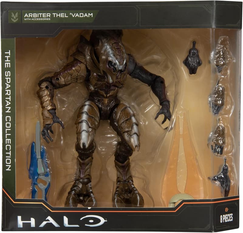 Deluxe 8.5-Inch Halo Arbiter Figure with Energy Sword & Rifle