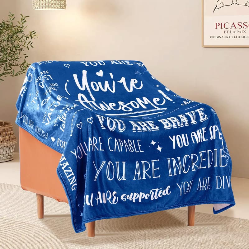 Get Well Blanket for Him - Inspirational Soft Throw 40