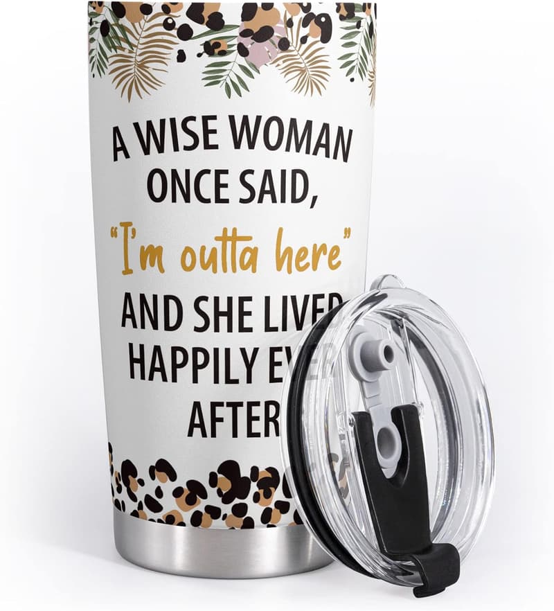 Retirement Gift: 20oz Stainless Steel Tumbler for Women