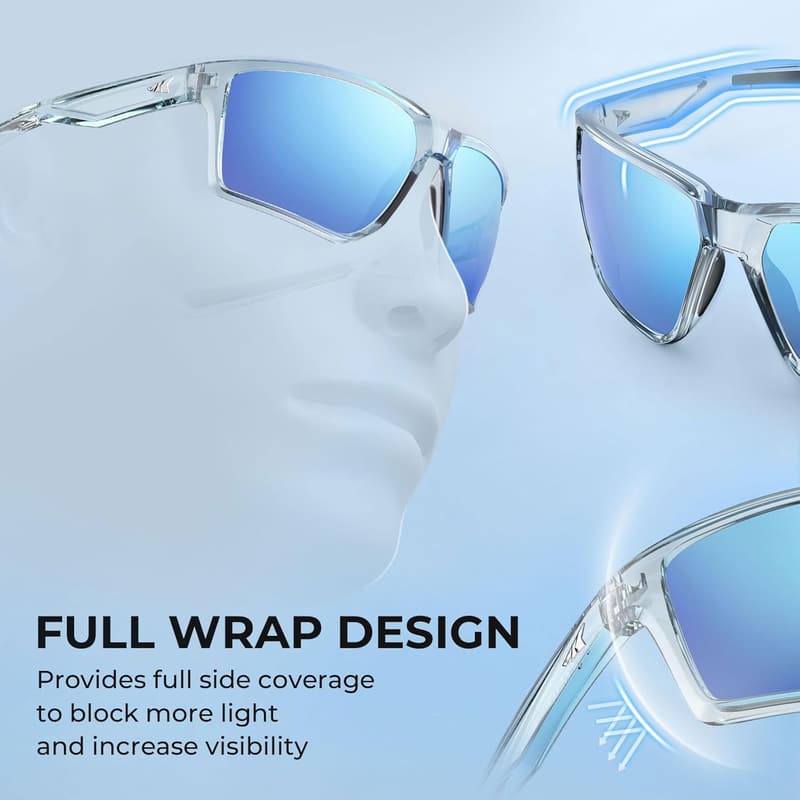 KastKing Osage Polarized Sunglasses for Active Outdoor Use