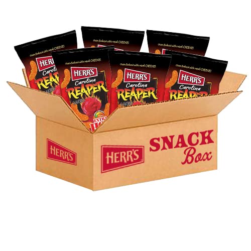 Gluten-Free Carolina Reaper Cheese Curls Snack Pack (6 oz, 6 Count)