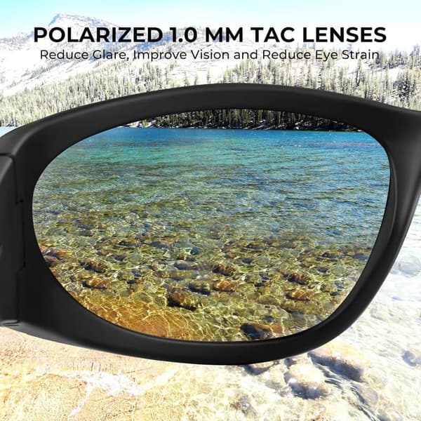Polarized Sport Sunglasses for Men and Women - Ideal for Driving & Outdoors
