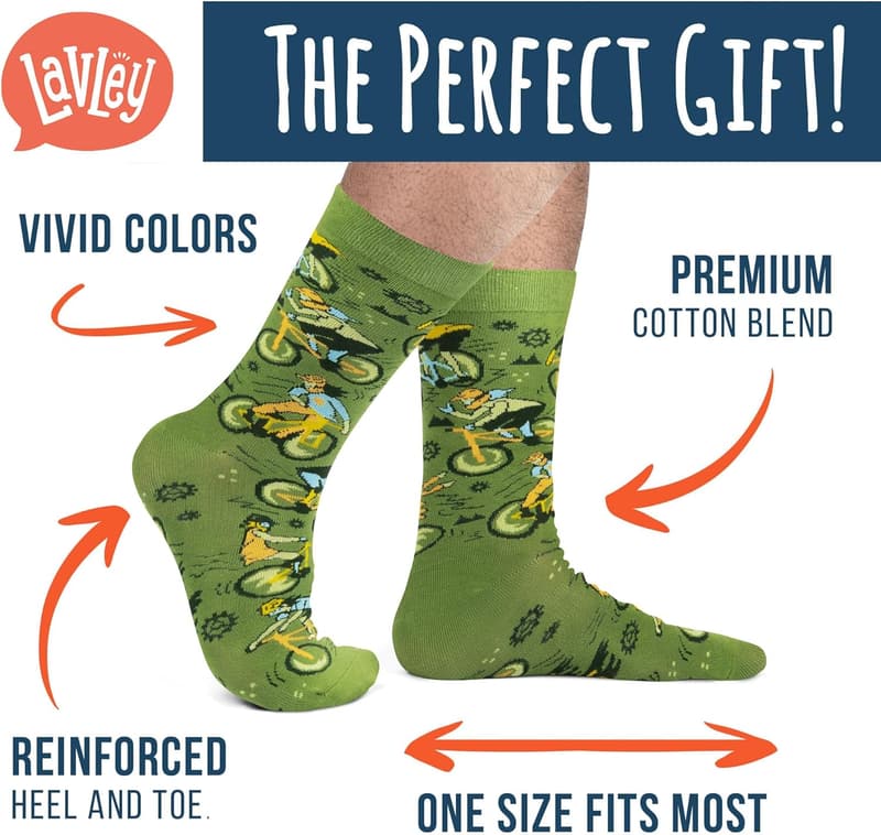 Cool Bike Socks for Cyclists - Fun Gift Idea