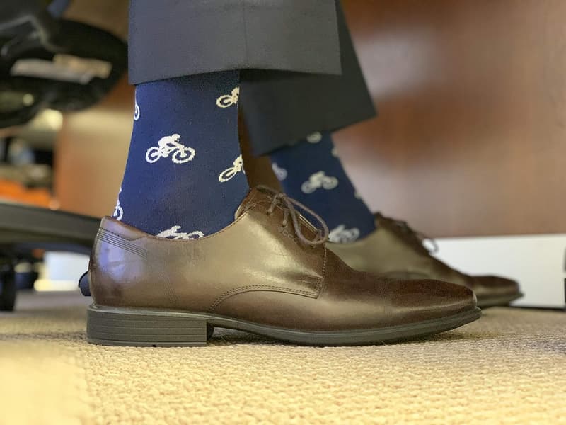 Mountain Biker Dress Socks - Perfect Gift, One Size