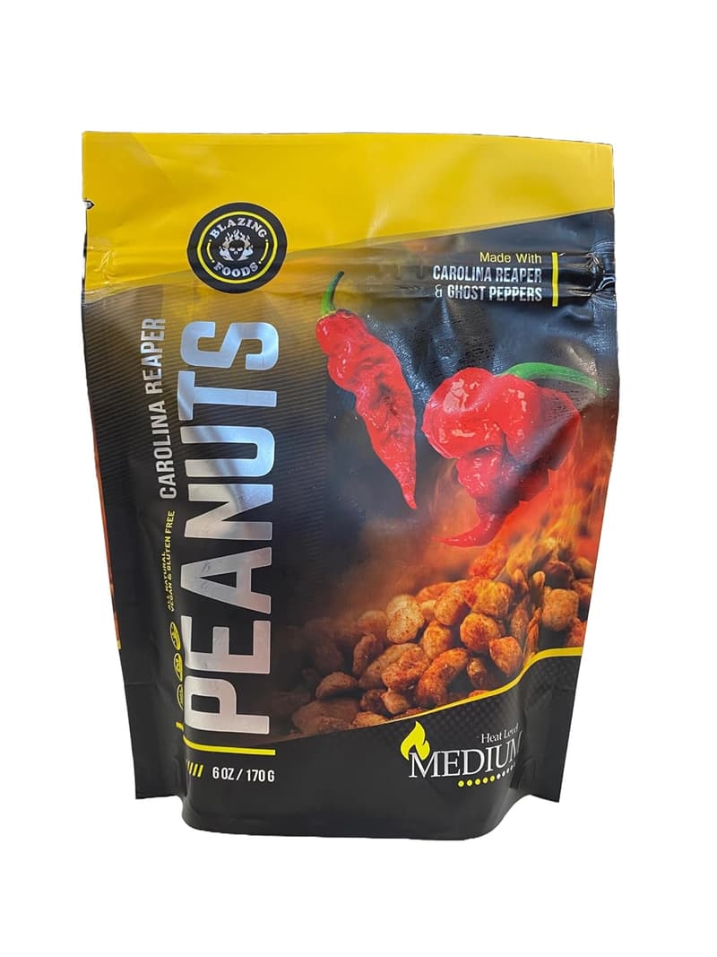 Wild Carolina Reaper Peanuts - Spicy Snack