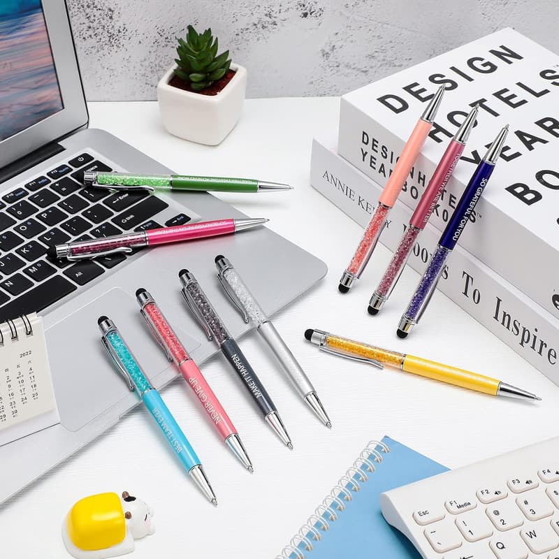 Employee Appreciation Crystal Stylus Pens - 10 Pack