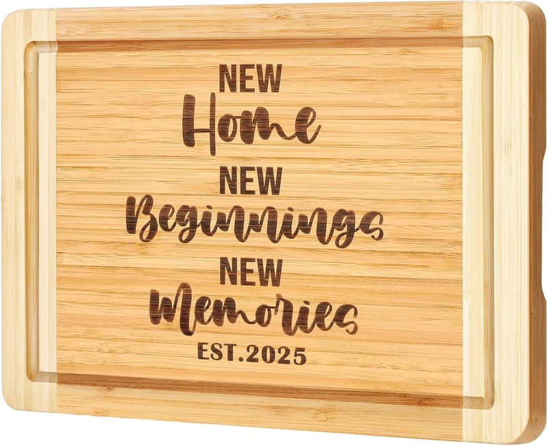 Engraved Cutting Board - New Home Gift for Couples 2025