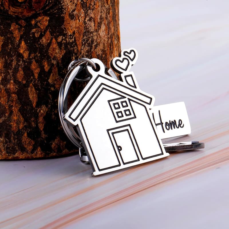 Housewarming Keychain Gifts for New Homeowners