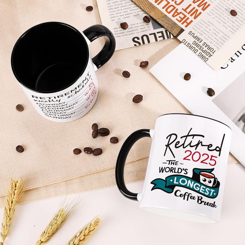 Funny Retirement Mug for Women - Cool Farewell Gift