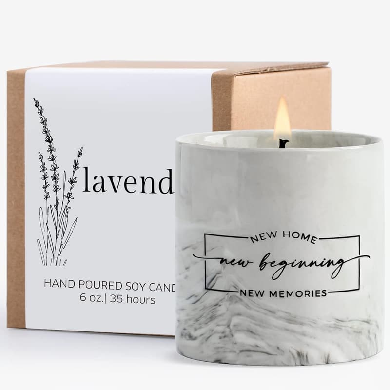 Housewarming Gift: Ceramics Scented Candle for New Home