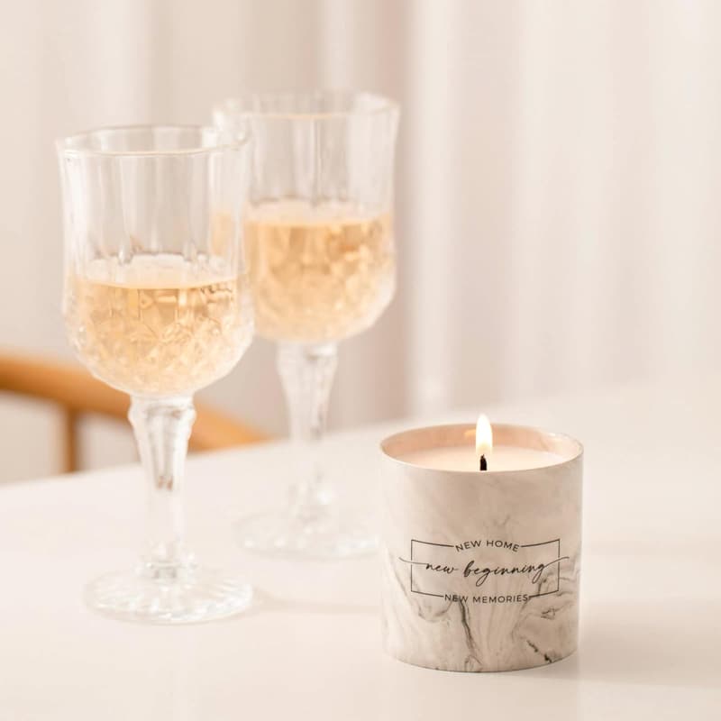 Housewarming Gift: Ceramics Scented Candle for New Home