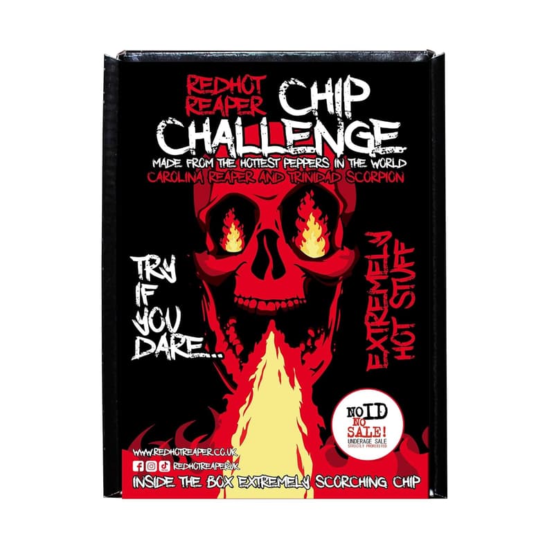 Carolina Reaper Hot Chip Challenge Snack