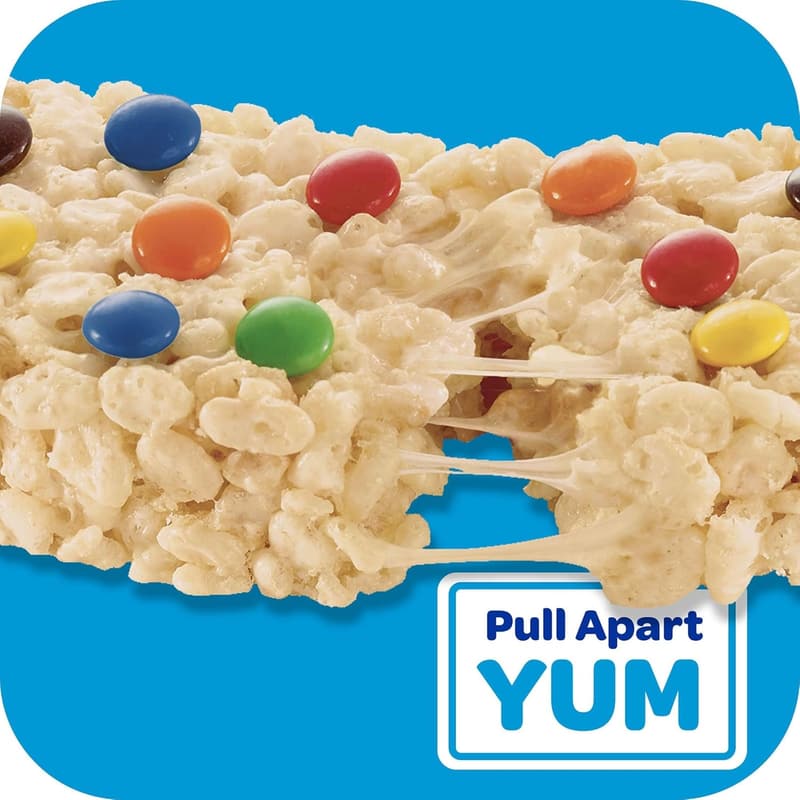 Rainbow Rice Krispies Treats Mega Bars - 25.3oz Box (12 Bars)