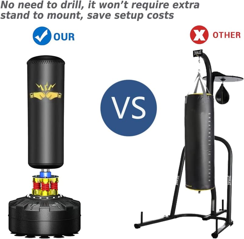 Freestanding 70'' Punching Bag for Adults - MMA & Muay Thai