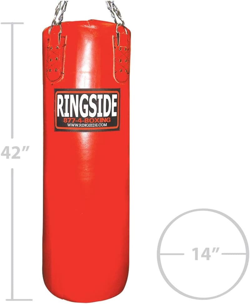 Leather 100-Pound Filled Boxing Heavy Bag