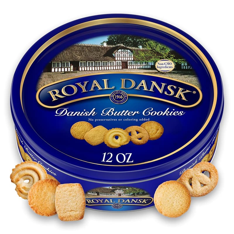 Royal Dansk Danish Cookie Selection, 12 oz, No Preservatives