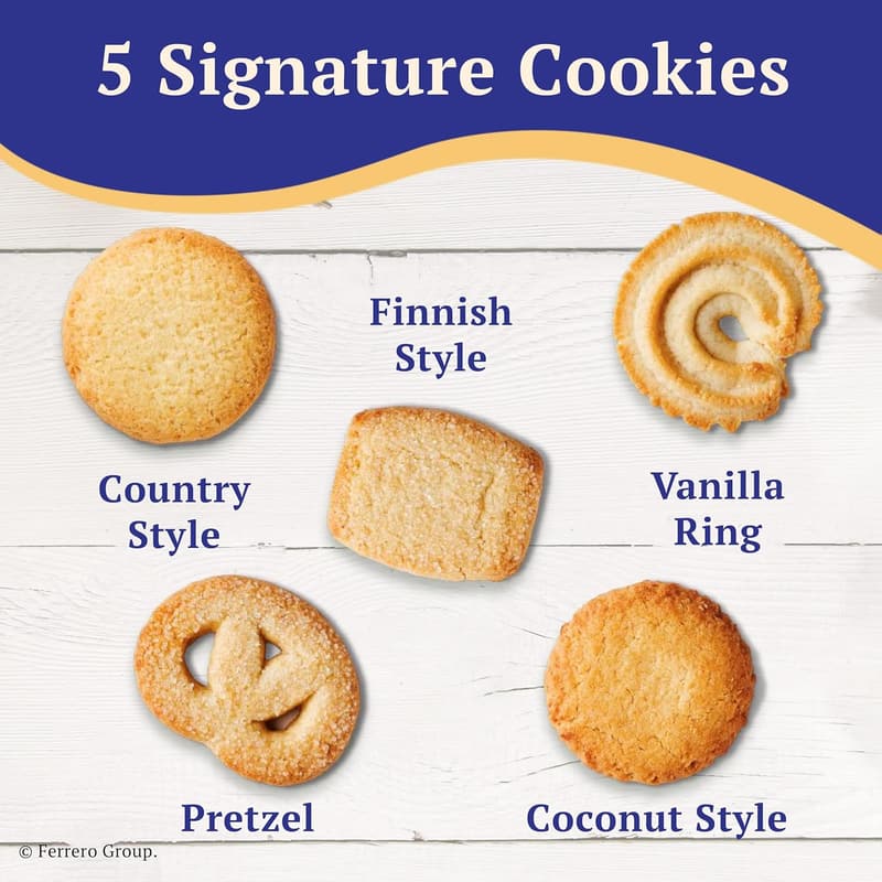 Royal Dansk Danish Cookie Selection, 12 oz, No Preservatives