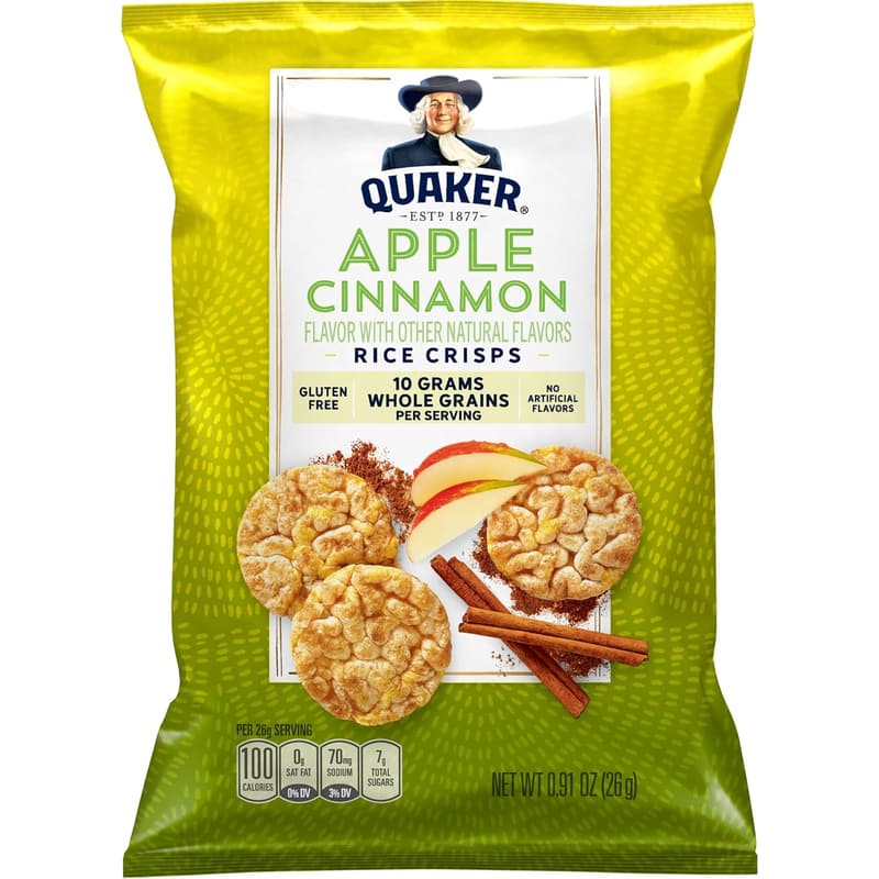 Quaker Rice Crisps Variety Pack, Sweet & Savory, 15 Count