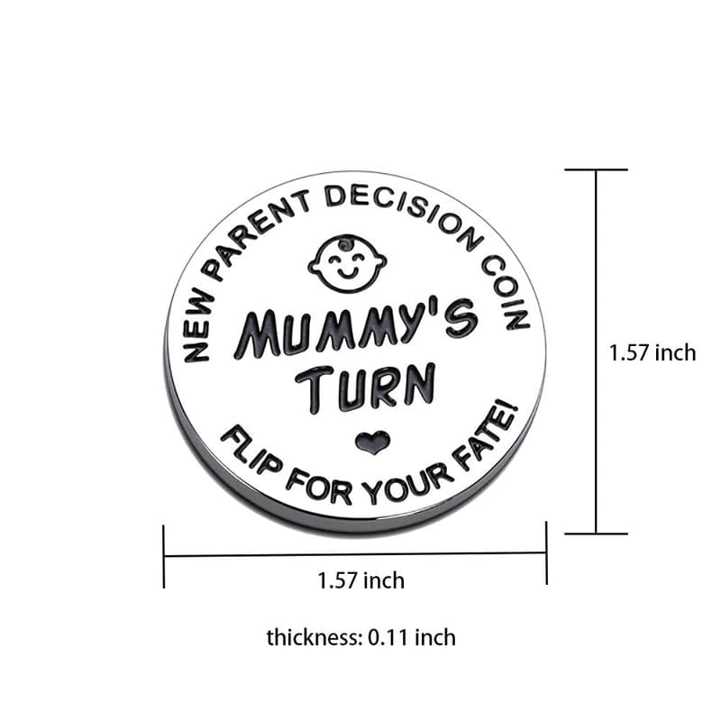 New Baby Decision-Making Coin for First-Time Parents
