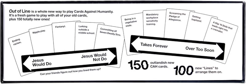 Cards Against Humanity: Out of Line Expansion with 150 New Cards