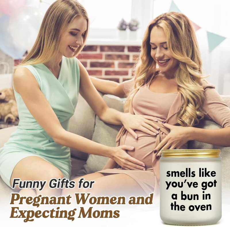 First Mother's Day Lavender Scented Candle for New Moms